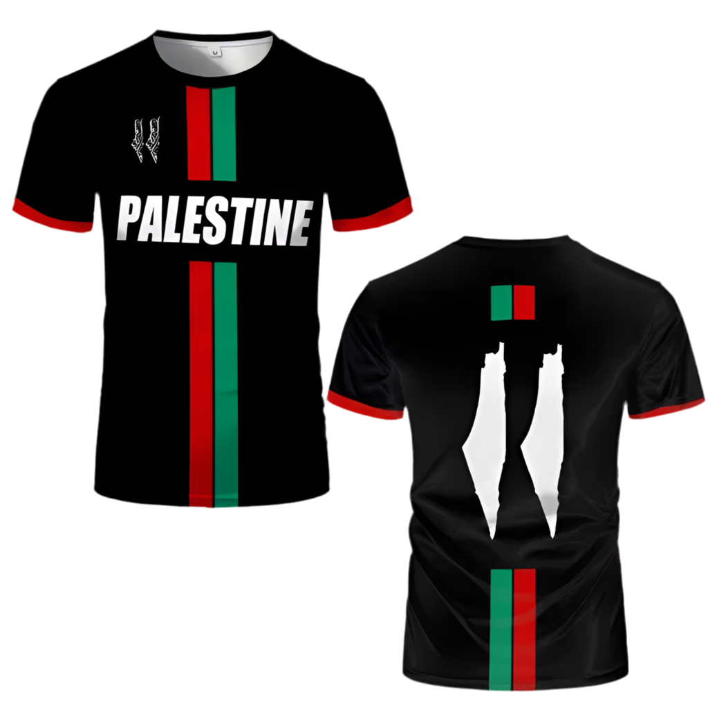 Maillot de  Palestine – Design Unique, Confort et Engagement