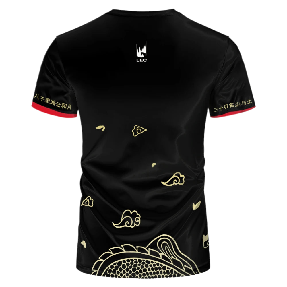 Maillot G2 Esports 2024 - Édition Dragon Noir & Or